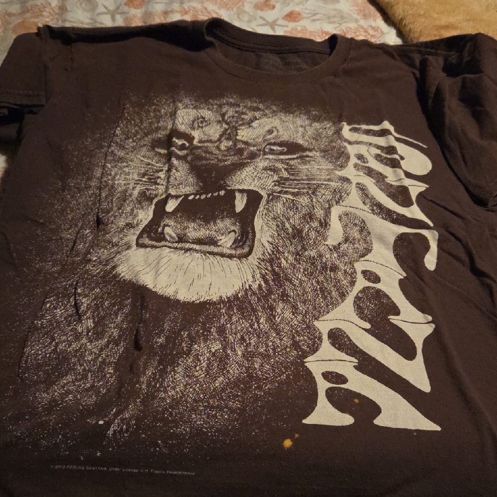 Brown Graphic Lion T-Shirt
